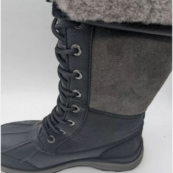 NEW UGG Adirondack III Tall sz 7 Women's Black Waterproof Snow Boot 1095142 - Picture 7 of 14